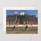 Chichen Itza Temple of the Warriors #2はがき ポストカード (正面/裏面)