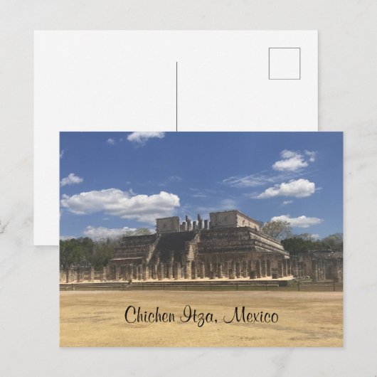 Chichen Itza Temple of the Warriors #3はがき ポストカード (正面/裏面)