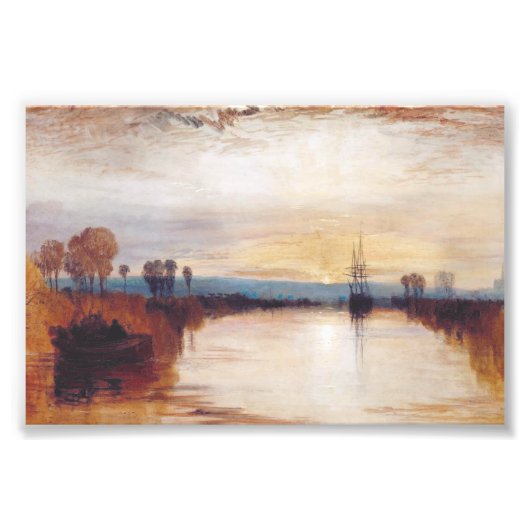 Chichester Canal by Joseph William Turner フォトプリント (正面)
