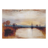 Chichester Canal by Joseph William Turner ポスター (正面)