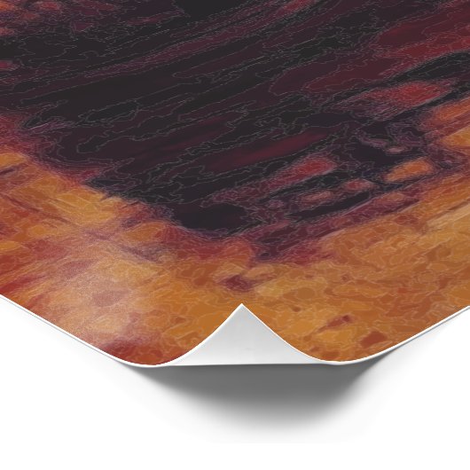 Chichester Canal by Joseph William Turner ポスター (コーナー)