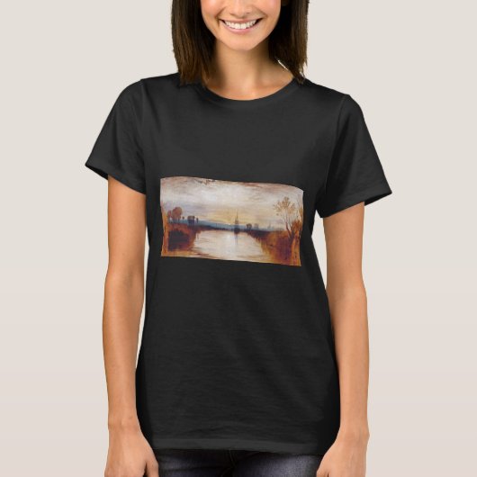 Chichester Canal by Joseph William Turner Tシャツ (正面)