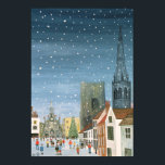 Chichester Cathedral A Snow Scene ポスター<br><div class="desc">Chichester Cathedral  A Snow Scene (w/c on paper)  Joel  Judy / Private Collection / Bridgeman Images England Sussex UK Europe Weather</div>
