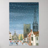 Chichester Cathedral A Snow Scene ポスター (正面)