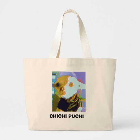 CHICHI PUCHIのトート ラージトートバッグ (正面)
