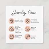 Chickジュエリー気に指示Business Thank You エンクロージャーカード (正面)