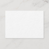 Chick-a-Dee with Mistletoe Postard Style (Blank) アドバイスカード (裏面)