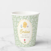 Chick Baby Shower Cute Paper Cups 紙コップ (正面)