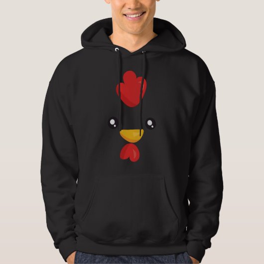 Chick Chicken Face Chicken Lover パーカ (正面)