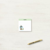 Chick & Potted Plant Post-it®ノート ポストイット (デスク上)