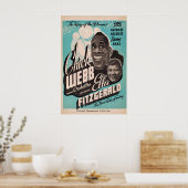 Chick Webb - Ella Fitzgerald - jazz poster - 1937 ポスター (キッチン)