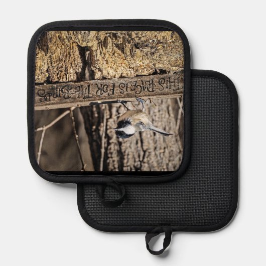 Chickadee 鍋敷き (正面/裏面)