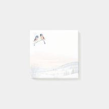 Chickadee Bird in Winter Christmas