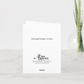 Chickadee by Henry カード (裏面)