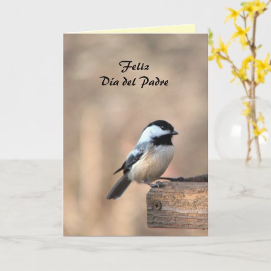 Chickadee Diaa del Padre カード (黄色い花)