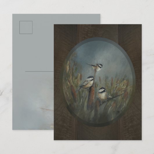Chickadee Pond ポストカード (正面/裏面)