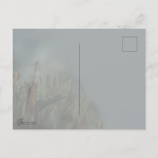 Chickadee Pond ポストカード (裏面)