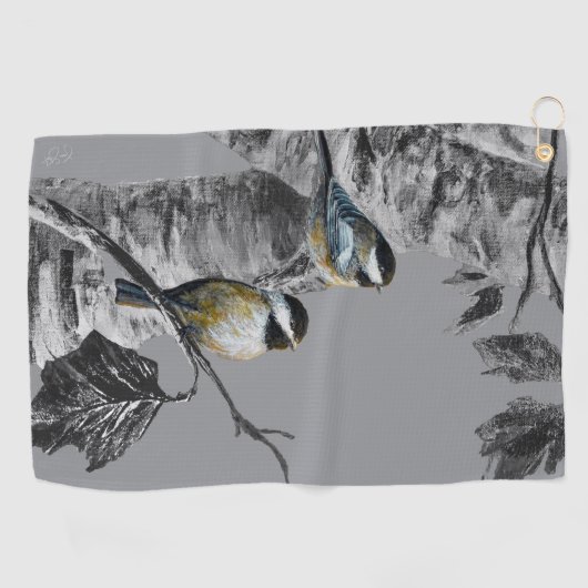 Chickadees ゴルフタオル (横)