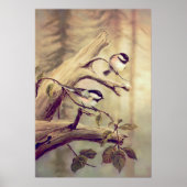 CHICKADEES - Canvas Print ポスター (正面)