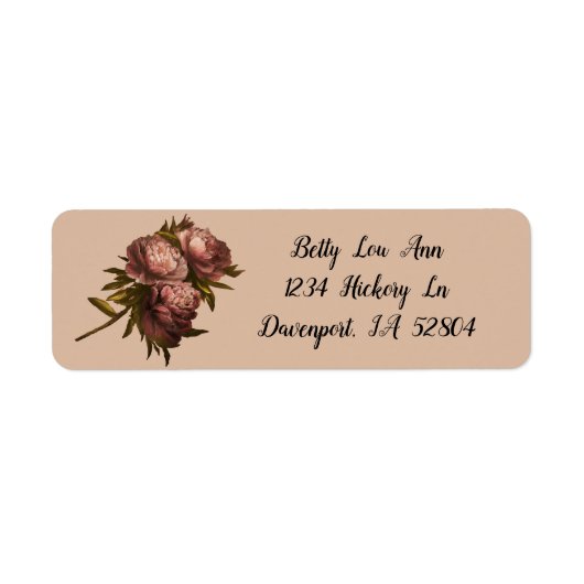 "Chickadees" [design 2] ラベル (正面)