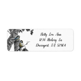 "Chickadees" [design 2] ラベル