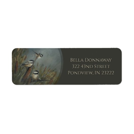 Chickadees Pond ラベル (正面)