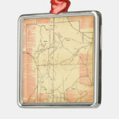 Chickamauga -内戦のパノラマ式の地図2の戦い メタルオーナメント (左)