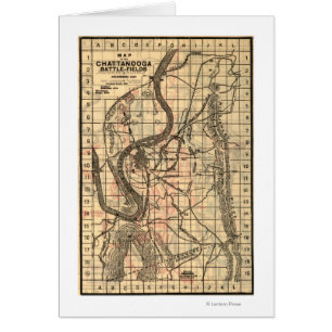 Chickamauga -内戦のパノラマ式の地図3の戦い