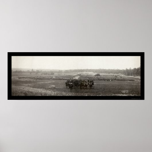 Chickamauga Army写真1898 ポスター (正面)