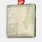 Chickamauga、Ga メタルオーナメント (左)