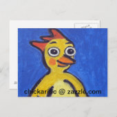 Chickarificの幸せな郵便はがき ポストカード (正面/裏面)