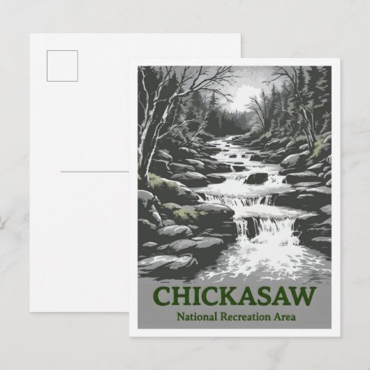 Chickasaw National Recreation Area Oklahoma Travel ポストカード (正面/裏面)