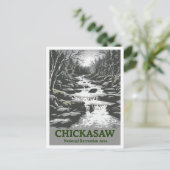 Chickasaw National Recreation Area Oklahoma Travel ポストカード (スタンド正面)