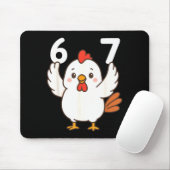 Chicken 67 Meme Six Seven Funny Gen Alpha  マウスパッド (マウス)