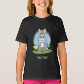 Chicken and the Easter bunny Tシャツ (正面)