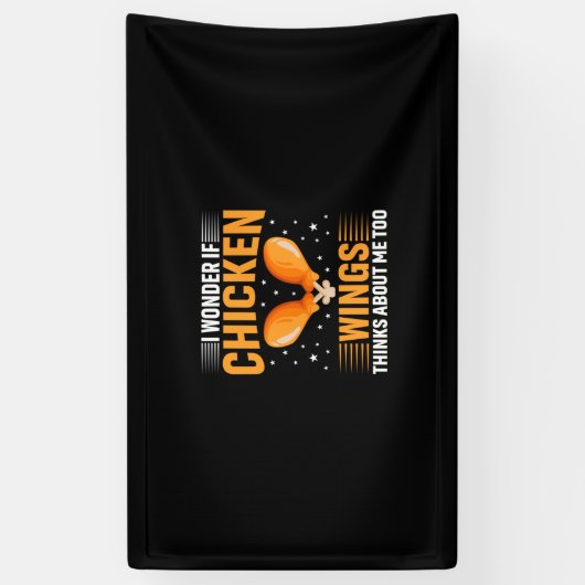 Chicken Art Chicken Wing 横断幕 (縦)