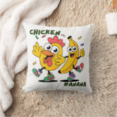 CHICKEN BANANA DANCE クッション (ブランケット)
