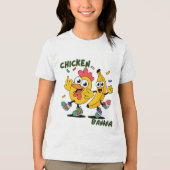 CHICKEN BANANA DANCE トライブレンドＴシャツ (正面)