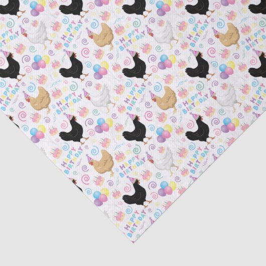Chicken Birthday Tissue Paper 薄葉紙 (詳細)