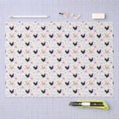 Chicken Birthday Tissue Paper 薄葉紙 (クラフト)