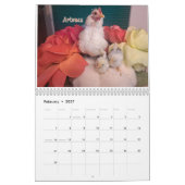 Chicken Calendar 2026 カレンダー (2月 2027)