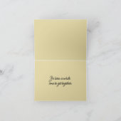 Chicken Circle Eating Watermelon Replaceable Photo カード (内部)