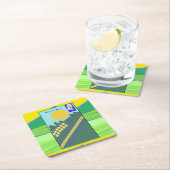 Chicken Coup スクエアペーパーコースター (インサイチュ)