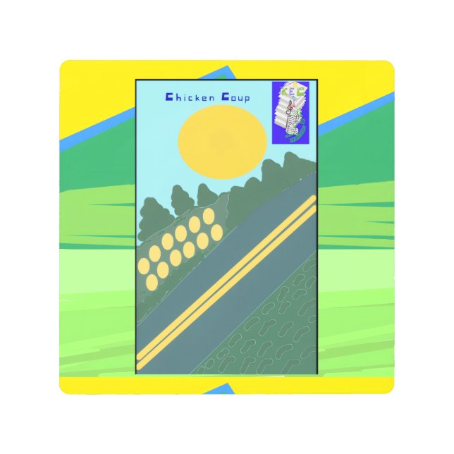 Chicken Coup  メタルプリント (正面)