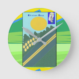Chicken Coup  ラウンド壁時計
