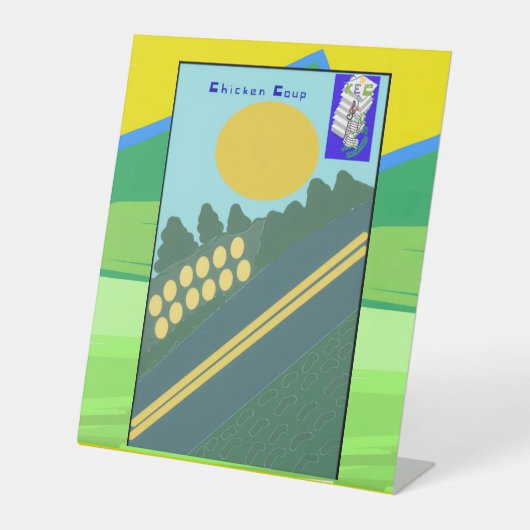 Chicken Coup  台座サイン (正面)