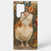 Chicken Cutesy Phone Case IPhone & Galaxy Samsung Galaxyケース (裏面)