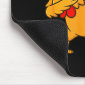 Chicken Dab Meme Animal Dance Funny For Men Women  マウスパッド (コーナー)