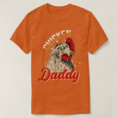 Chicken Daddy Chicken Dad Farmer Gift Poultry Far Tシャツ (デザイン正面)