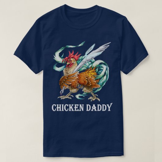 Chicken Daddy Chicken Dad Farmer Poultry Farmer Tシャツ (デザイン正面)